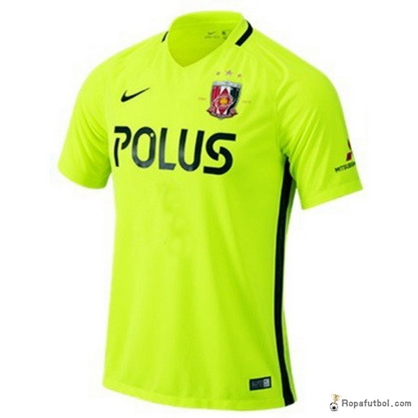 Camiseta Urawa Red Diamonds Replica Segunda Ropa 2017/18 Amarillo